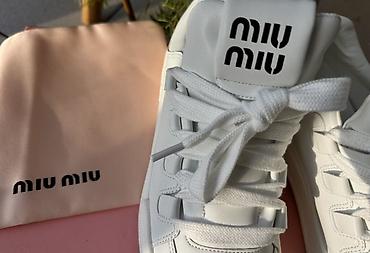nike react: Кроссовки, 38, Miu Miu, Новый, цвет - Белый, Самовывоз — 2