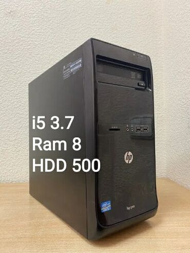 мониторы hp в Азербайджан: I5 2500 3.7 / Ram 8 / HDD 500 - HP Pro 3400Yaxşı Vəziyyətdə Sistem
