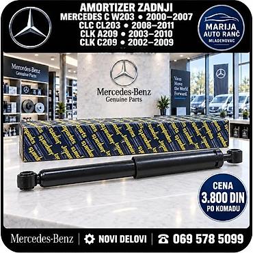 Opruge: MERCEDES C KLASA W203 CLC CLK OPRUGE PREDNJE I ZADNJE | Opruge — 5