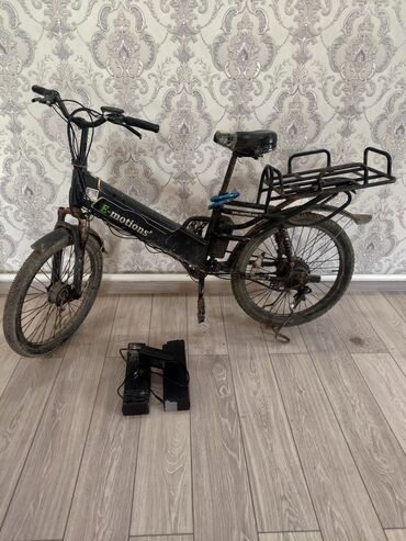 велосипед с прицепом: AZ - Electric bicycle, Колдонулган