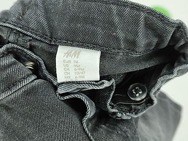 pull and bear torba: Spodnie jeansowe, H&M, 6-9 miesięcy, stan - Idealny — 4