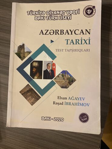 cahid imanov tarix test toplusu: 5ci siniflər üçün əla tarix testi su qiymətinə