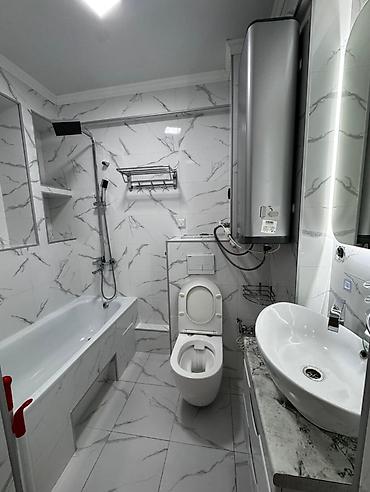 Квартиры: 3 комнаты, 113 м², Ак-Орго ж/м Элитка, 7 этаж, Евроремонт — 10