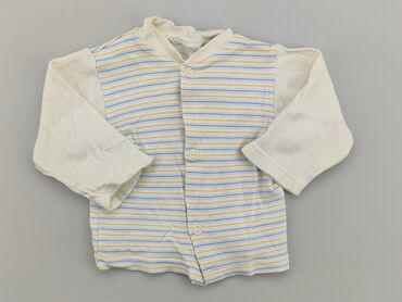 bluzka w beżowe paski: Sweatshirt, Newborn baby, condition - Good