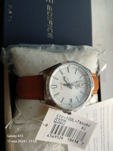 Наручные часы: Продаю оригинальные часы Casio Edifice efv-100 абсолютно НОВЫЙ не