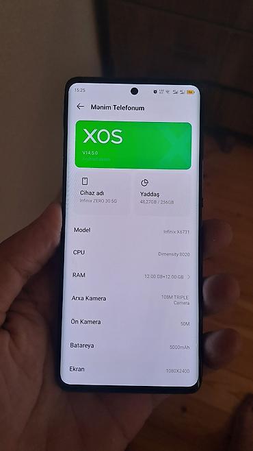 kreditle iphone x: Infinix Zero 30, 256 GB, rəng - Çəhrayı — 2