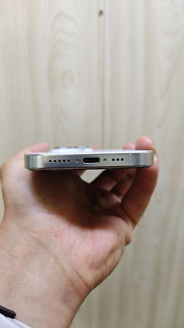 буу принтер: IPhone 15 Pro, Колдонулган, 256 ГБ, Күмүш, Куту, Бөлүп төлөө менен, 84 % — 8
