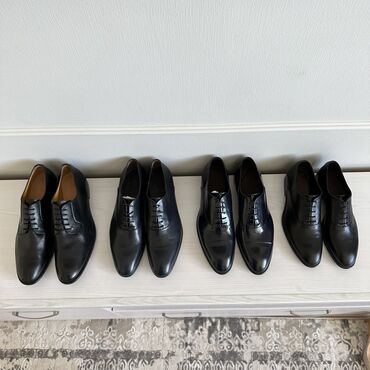мужская обувь 41: Итальянские кожаные туфли corvari и antica couieria ручной работы