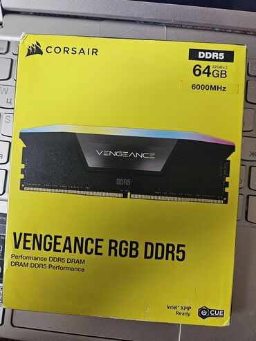 Оперативная память (RAM): Оперативная память, Новый, Corsair, 64 ГБ, DDR5, 6000 МГц, Для ПК