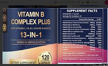 biotin vitaminy: США Витамины группы В комплекс 13 в ОДНОМ все в теме листаем фото — 3
