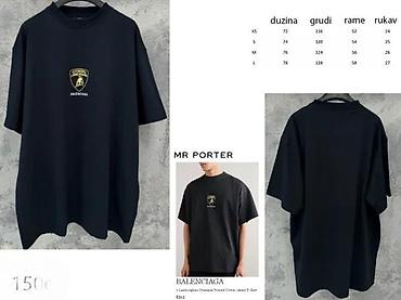 Majice: Men's T-shirt Balenciaga, bоја - Siva — 12