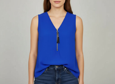 modne bluzy dla nastolatek: Women's blouse, size S (EU 36)
