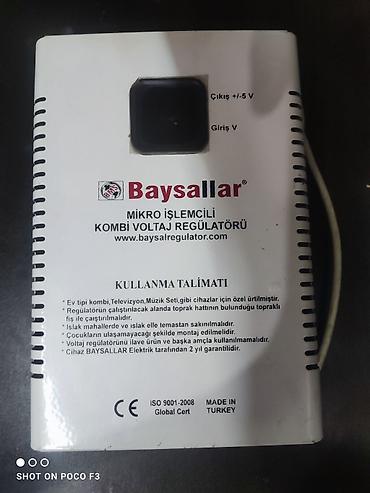 stabilizator 12v: Baysallar mikro işlemcili kombi voltaj regulatoru - Model: Baysallar — 1