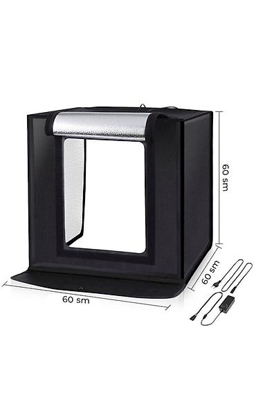 iphone 8 plus irsad: Puluz Foto Light Box – 60×60×60 sm portativ fotoqutu Məhsulunuzun — 3
