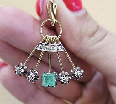 watch 8: Kulon, Sarı qızıl, 750 Əyar, Brilyant, 1.51-2.00 Karat, 7 g — 6
