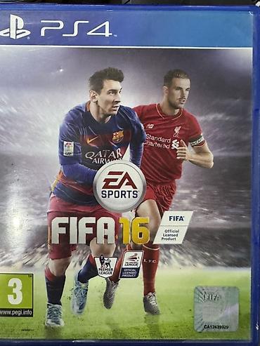 PS4-5 üçün FIFA 16 oyunu (EA Sports). Rəsmi lisenziyalı məhsul