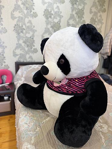 barbie oyuncaqları: Böyük ölçülü panda oyuncağı - Yumşaq plyuş materialdan hazırlanıb — 2