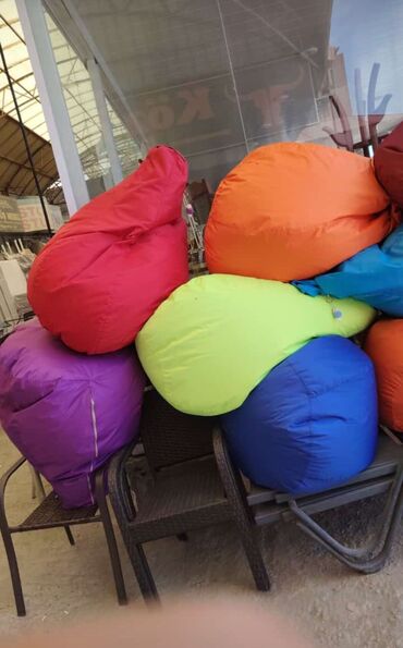 Pufiklər: Yeni, Pufik-kreslo, Parça, Kredit yoxdur, Çatdırılma yoxdur — 22