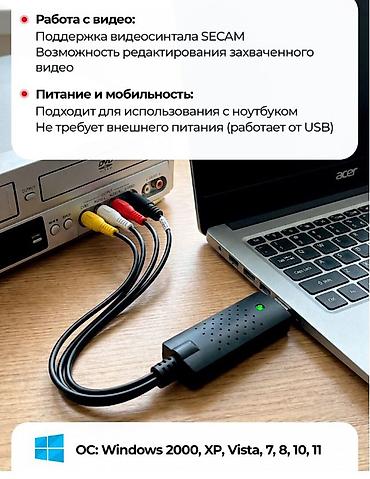 kaset calar: Easycap: kohne video kaseti diske yazmaq imkani verir, vhs kasetleri — 2