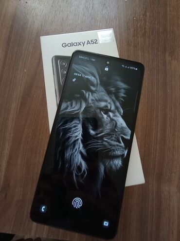 Samsung Galaxy A52, 128 GB, rəng - Qara, Barmaq izi, İki sim kartlı, Face ID