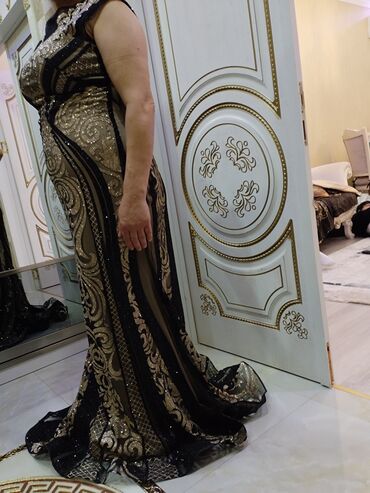 Ziyafət donları: Zərif axşam/gecə geyimi - Rənglər: qara və şampan/bej tonlarında - — 6