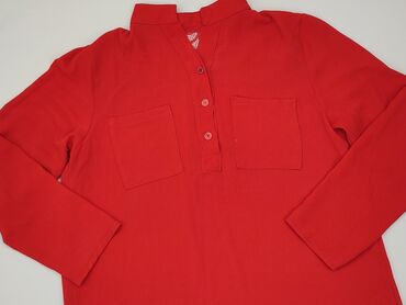 czerwona sukienki z długim rękawem: Bluzka Damska, M, stan - Dobry