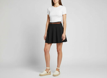 spódnice mini plus size: Bershka, Спідниця жіноча, розмір L
