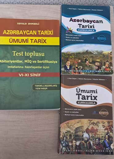 6 ci sinif ümumi tarix testləri: Azərbaycan tarixi və Ümumi tarix test toplusu-15azn. Azərbaycan tarixi