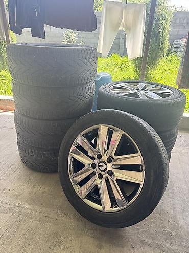 Унаа: Дөңгөлөктөр монтажда 255 / 50 / R 20, Жай, Колдонулган, Комплект, Жол тандабастар (АТ/МТ), Куйма, тешиктери - 5 — 1