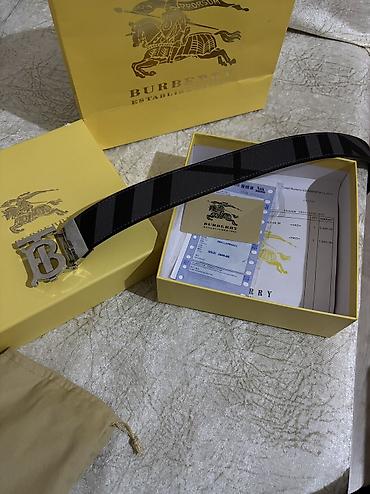 Kəmərlər: Burberry Lux kəmər 1:1 lux. Istifadə olunmayıb yayda sifarişlə — 2