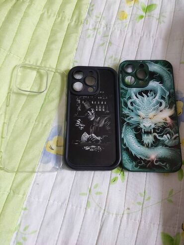 Kabrolar: 3 IPhone case-i satılır. Yeni olan 16 pro max 25 manat, digərləri 16