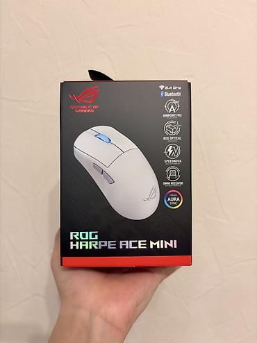 Компьютерные мышки: Asus ROG Harpe Ace Mini Абсолютно новая мышка Не подошла по хвату — 9