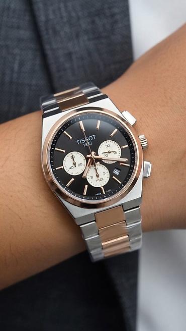 Наручные часы: Tissot PRX Chronograph qol saatı - İsveçrə istehsalı kvars xronoqraf — 2