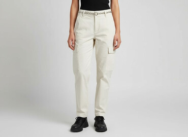 t shirty nirvana hm: H&M, Spodnie cargo damskie, rozmiar L