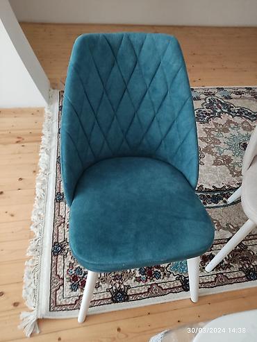 oturacaq uzu: Qonaq otağı üçün, İşlənmiş, Açılmayan, Dördbucaq masa, 8 stul — 6