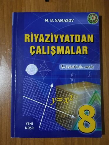 ofis ləvazimatı: Riyaziyyat Namazov 8ci sinif
Tam yeni
2016cı il nəşri
3 azn