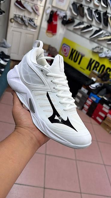 Мужские кроссовки, 39, 40, 41, Mizuno, Новый, цвет - Белый, Бесплатная доставка