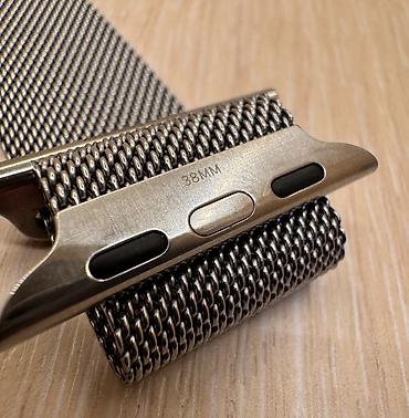 Apple Watch: Продаю оригинальный ремешок для Apple Watch - Milanese loop Silver — 7