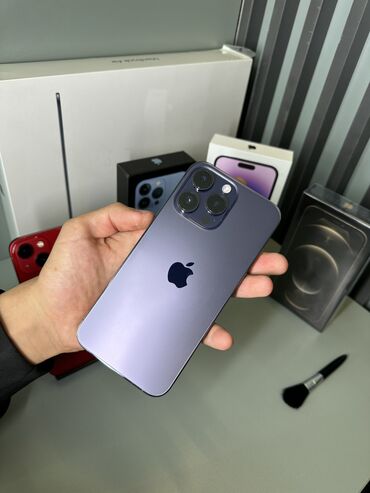 китайские айфоны бишкек: IPhone 14 Pro Max, Колдонулган, 256 ГБ, Deep Purple, Коргоочу айнек, Каптама, Бөлүп төлөө менен, 86 %