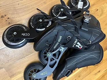İdman və istirahət: Sürət konkisi – ROLLER BLADE ROMI (speed skates) 40 razmer - Üç — 4