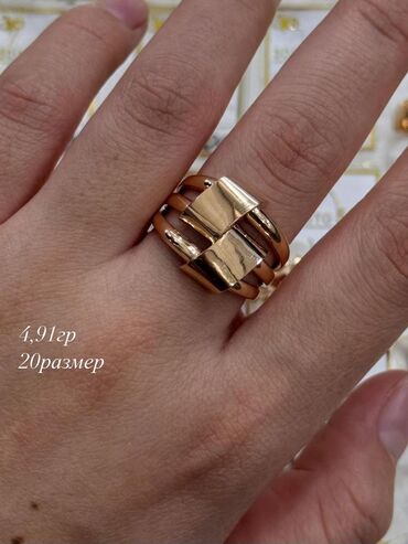 Кольца: Кольцо, Коктейльное, Проба 585, Женские, Без вставки, Новый — 27