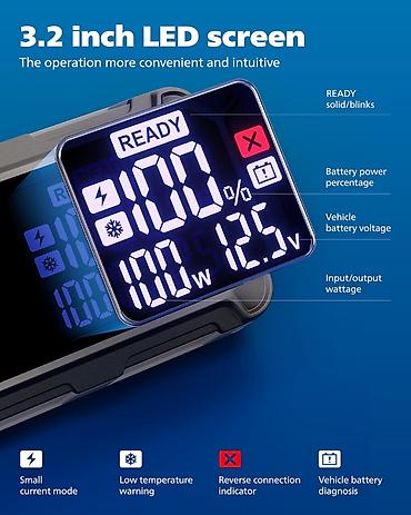 Avtomobil akkumulator zaryadkalari: PHILIPS 3500A Jump Starter 🔋 Philips Avtomobil Jump Starter – Güc — 5