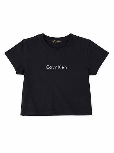 кум шубак: Футболка Calvin Klein, женская/унисекс, базовая черная. - Цвет — 1
