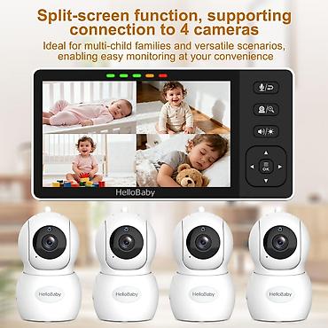 baby monitor: HelloBaby HB6081 Uşaq Nəzarət Kamerası 📹 Full HD 1080P – Aydın və — 7