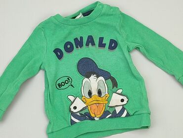 spodenki gimnastyczne dla chłopca: Sweatshirt, Disney, 6-9 months, condition - Very good
