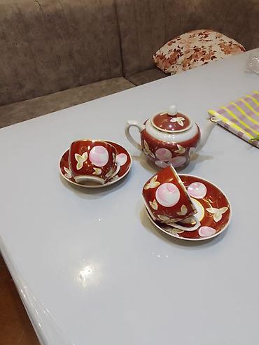 Кухонные принадлежности: Чайный набор, Фарфор, 12 персон, СССР — 3