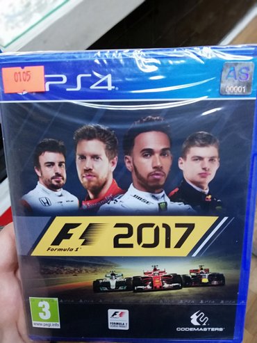 PS4 (Sony Playstation 4): F1 2017 - lalafo.az Bakı şəhərində F1 2017