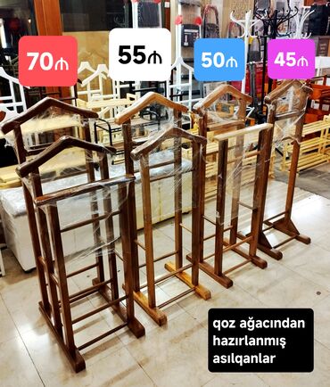 Asılqanlar: Məhsul: Hər növ asılqanlar və paltar stendləri. çatdırılma ödənişlidir — 10