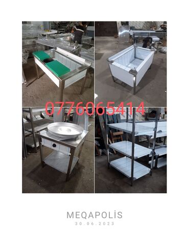 Nerjaveykalar: Restaranlar üçün paslanmaz mətbəx avdanqlari istənilən ölçüdə sifariş — 6