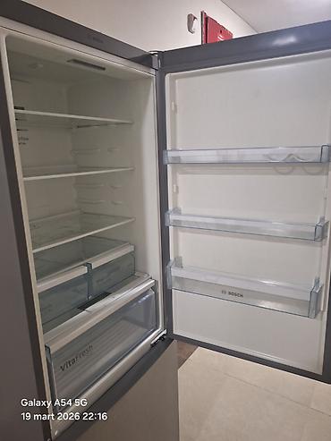 soyuducu ət ucun: Bosch KGN49XL30U NoFrost soyuducu - Rəng və material: paslanmayan — 2